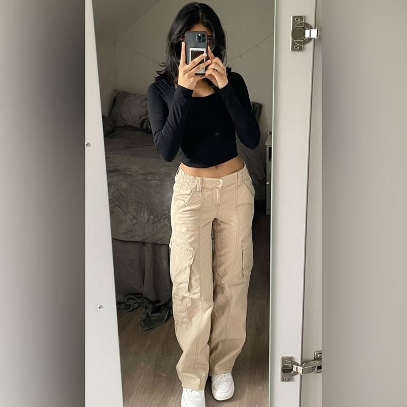 H&amp;M Canvas Cargo Pants