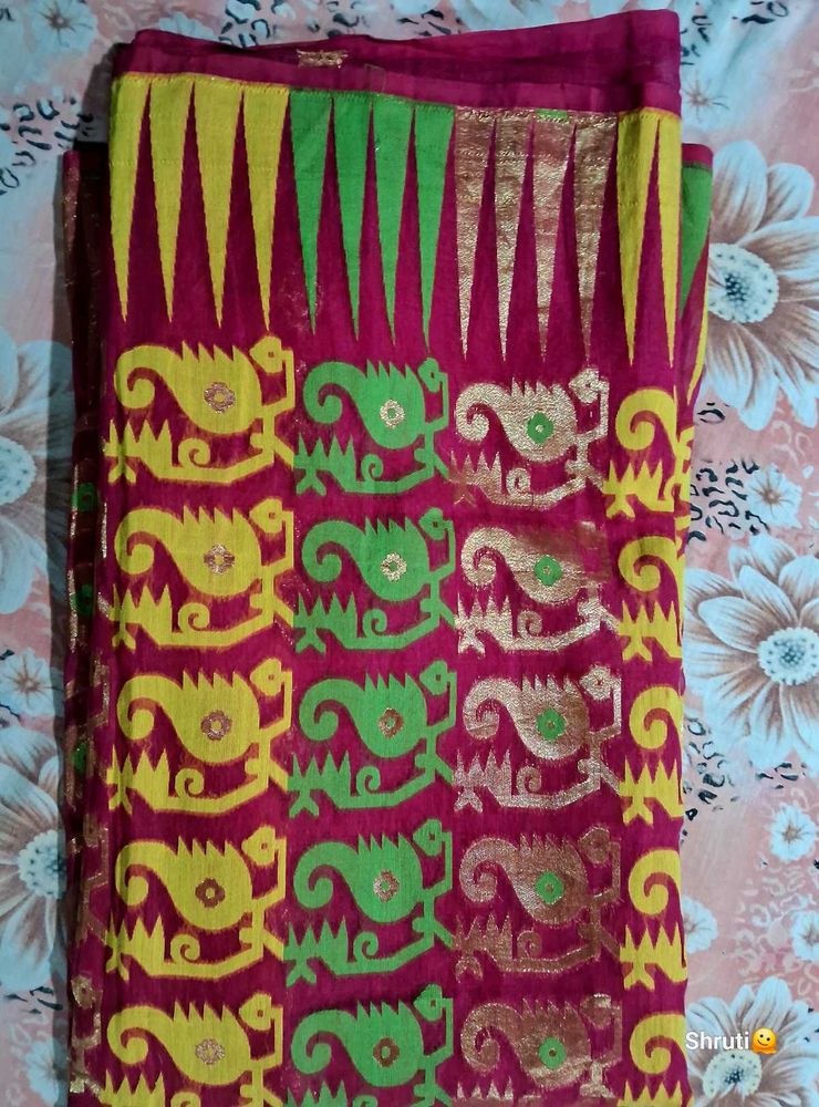 saree has a fall and pico done, it&#39;s completely re