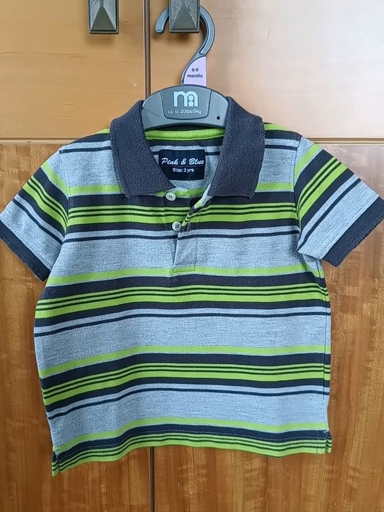 Boys T-shirt 2-3 Years (Brand: Pink &amp; Blue)