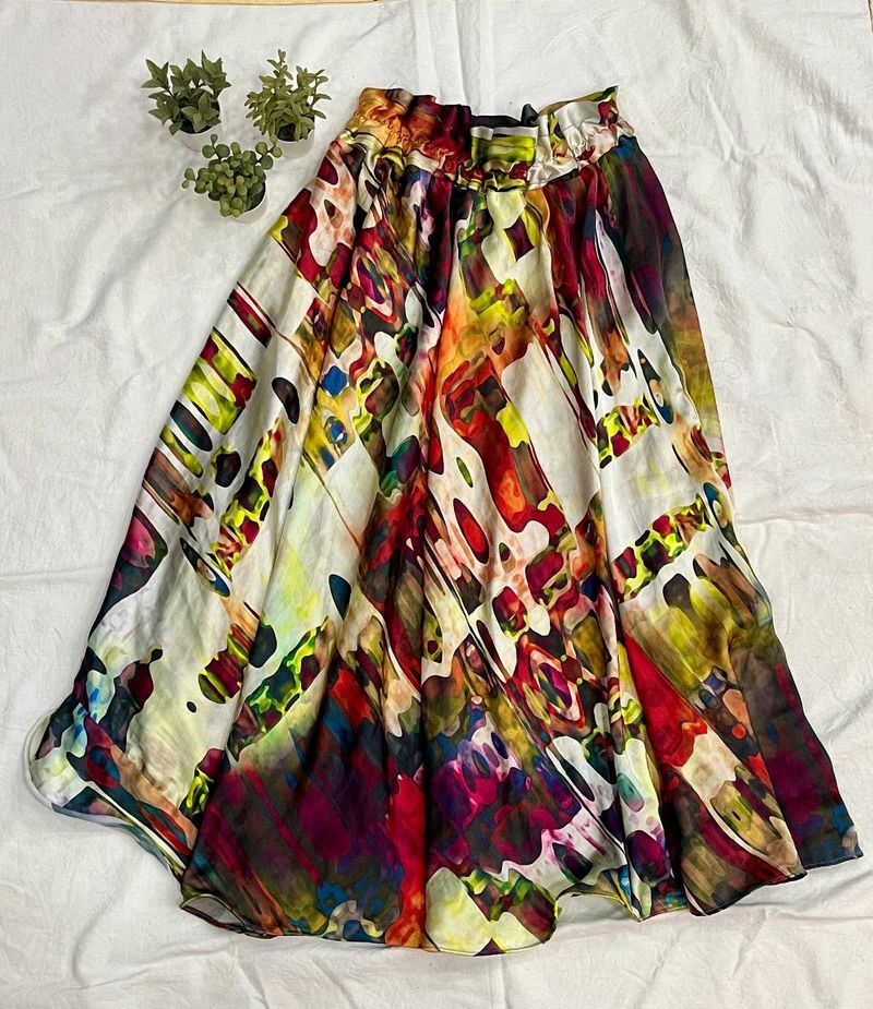 Colorful Abstract Skirt