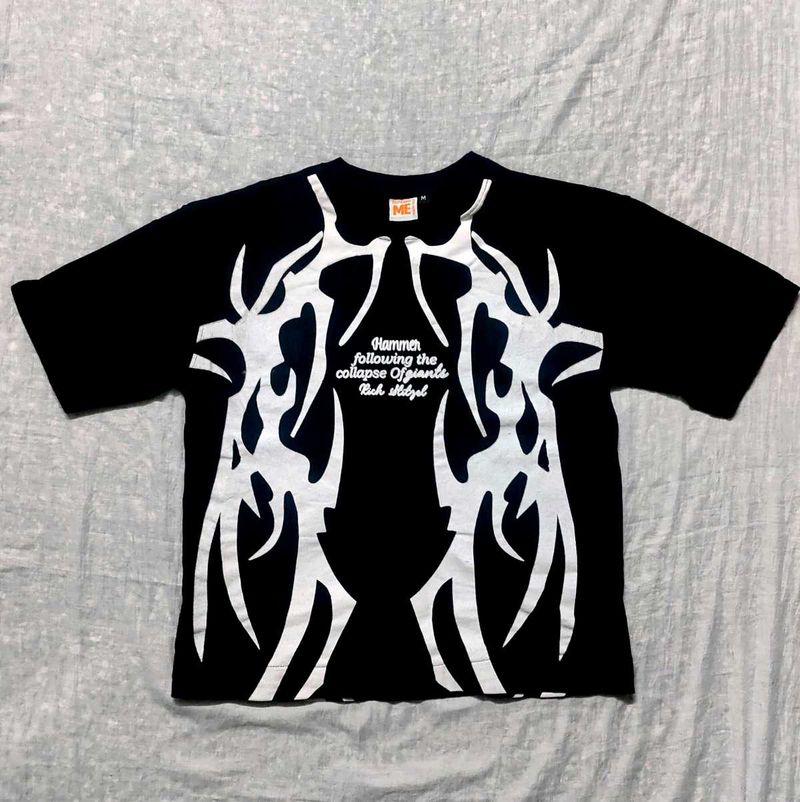 Cyber-Grunge "Tribal" Graphic Tee