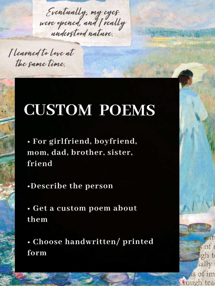 Custom Poem Writing