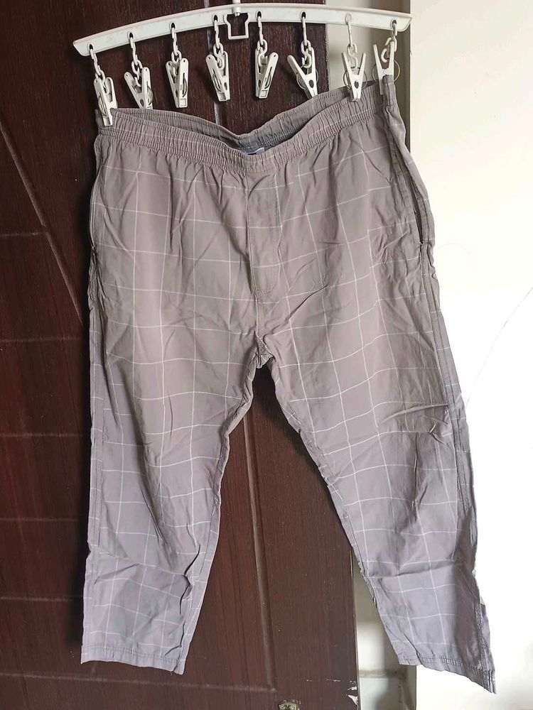 Checked Grey Pants