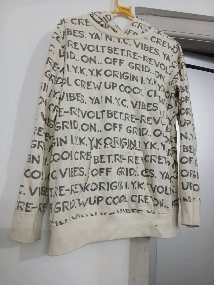 Unique Graphic Print Hoodie