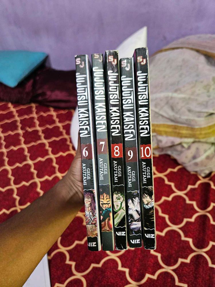 Jujutsu Kaisen Manga Volumes 6-10