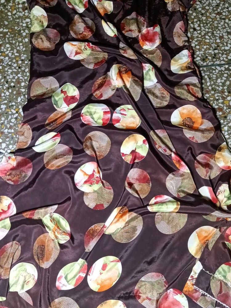 Multi Colour Silk Suit