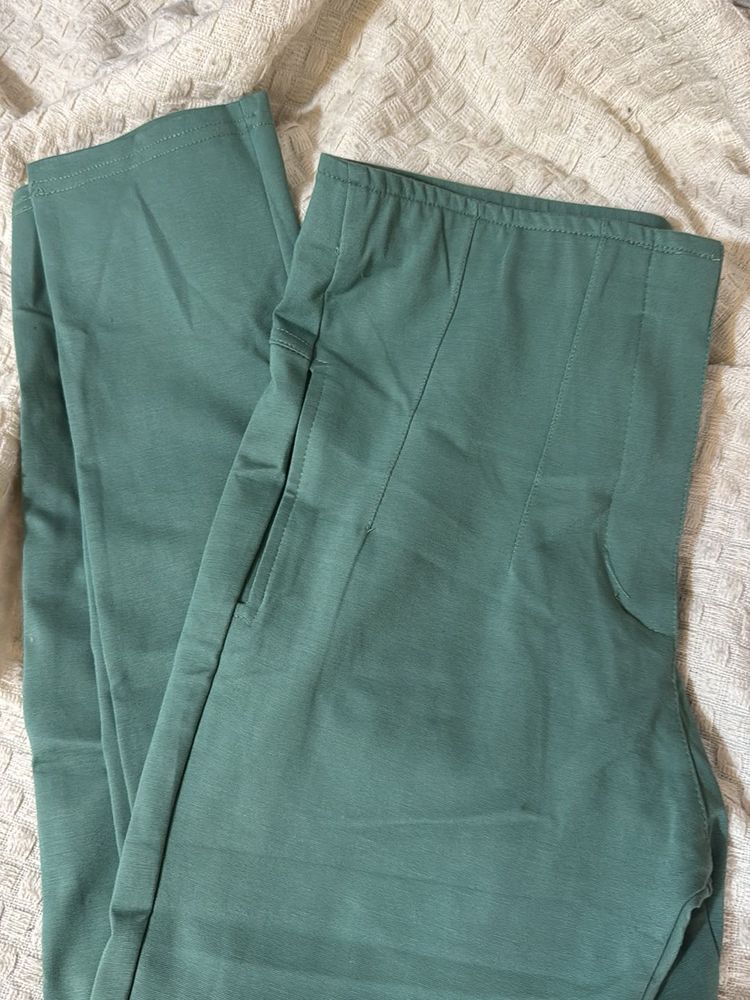 Zara Like Green Stretch Pants