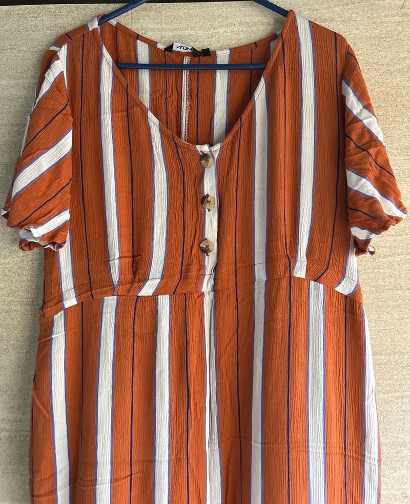 Striped Casual Dress