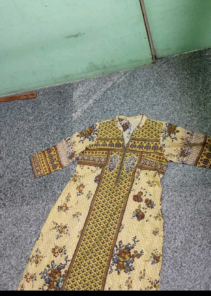 Floral Print Kurta