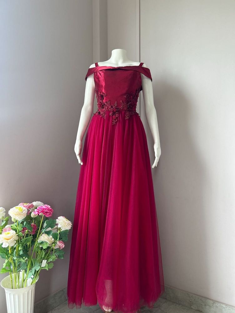 Luxury Quality Maroon Gown