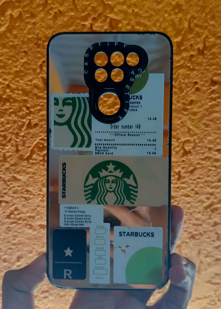 Starbucks  ,,Redmi Note 9 Perimum Banded Backcover..