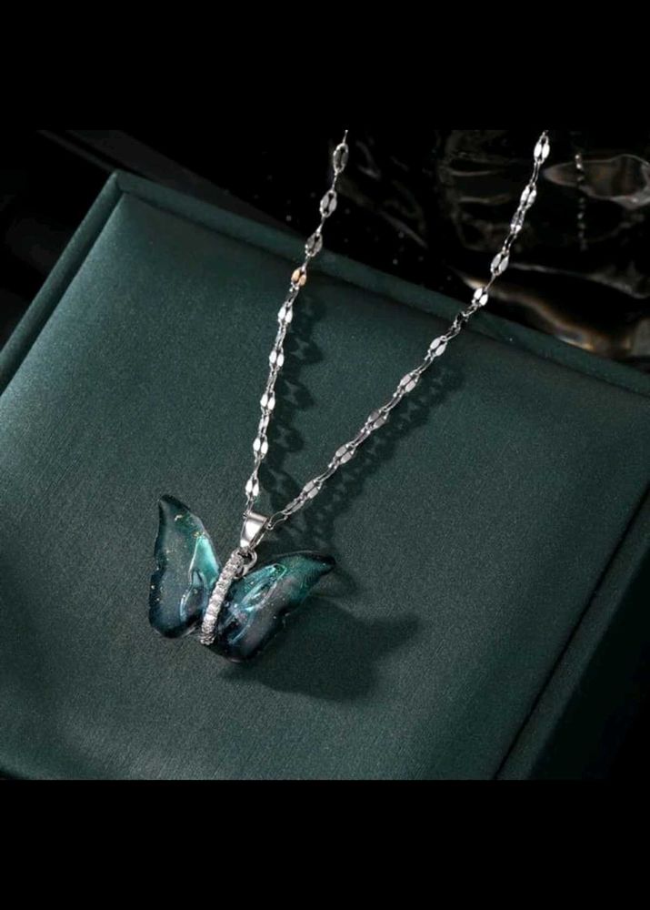 Butterfly Pendant Necklace