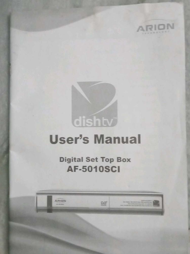Arion DishTV AF-5010SCI User Manual