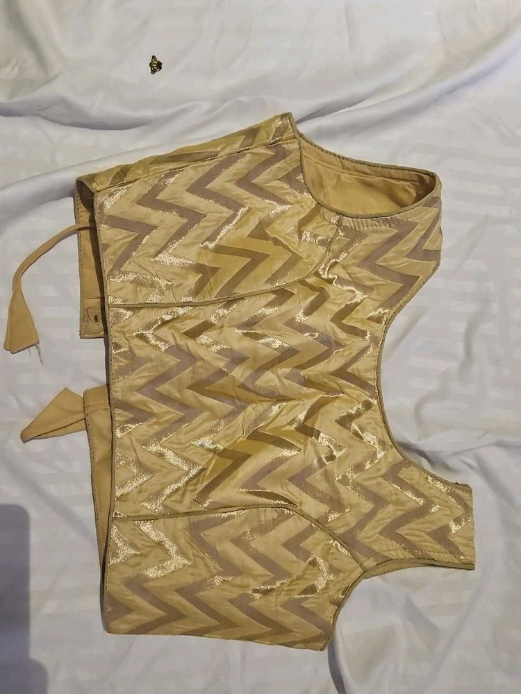 Elegant Golden Blouse