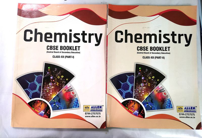 CLASS-12 CHEMISTRY CBSE BOOKLET PART:I &amp;II