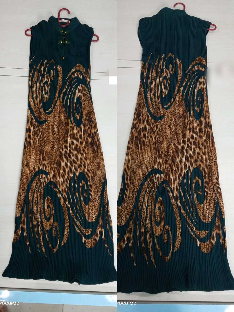 Unique Vintage Print Dress
