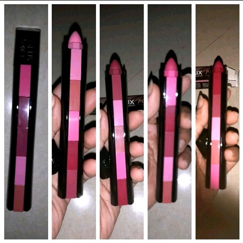 5 in 1 lipstick light colors combination