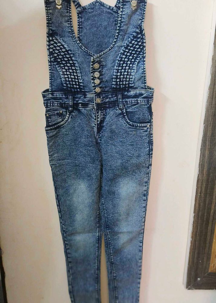 Newly Condition Denim Jumpsuit. Gud Quality