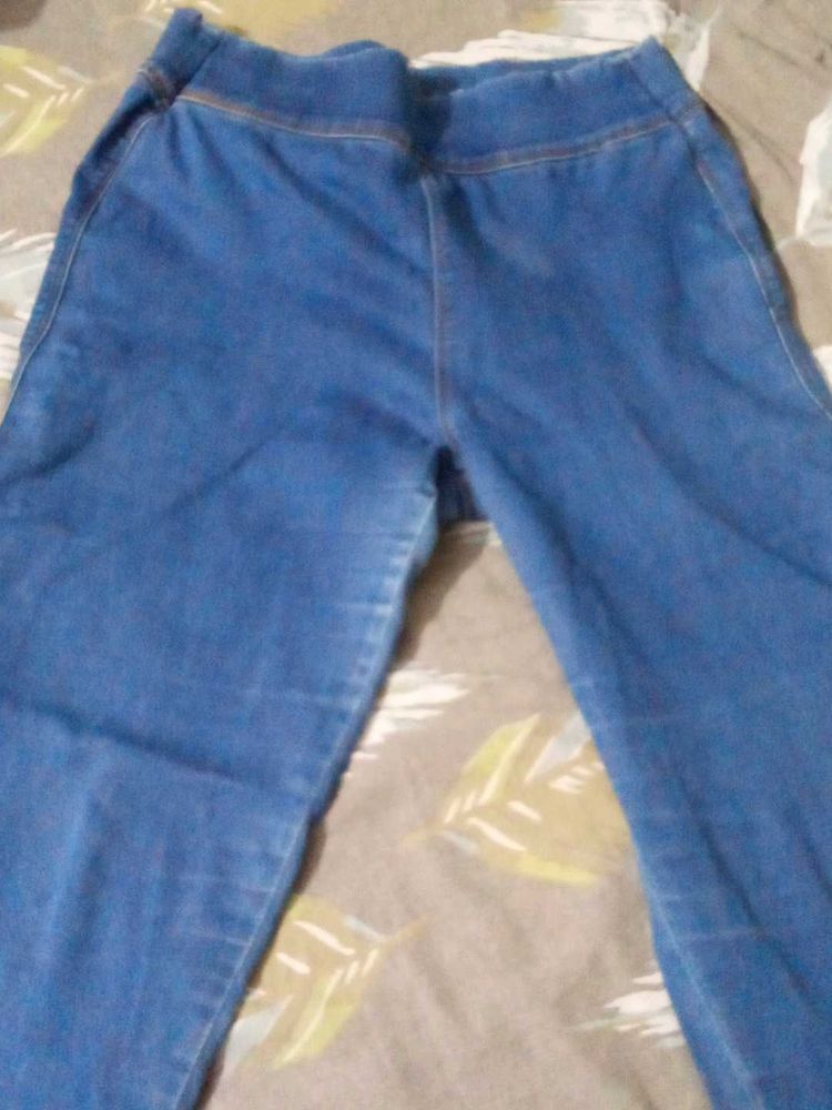 Stylish Denim Look Leggings