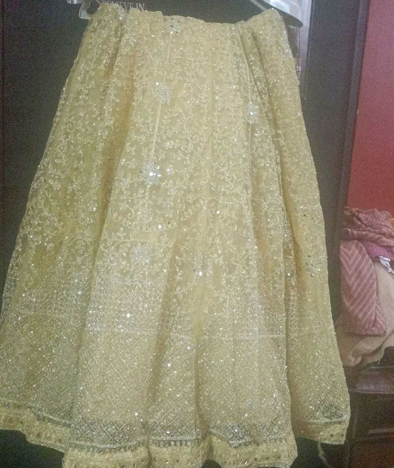 Party Wear Full Work Lehnga