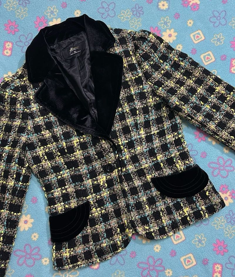 Vintage Plaid Coat
