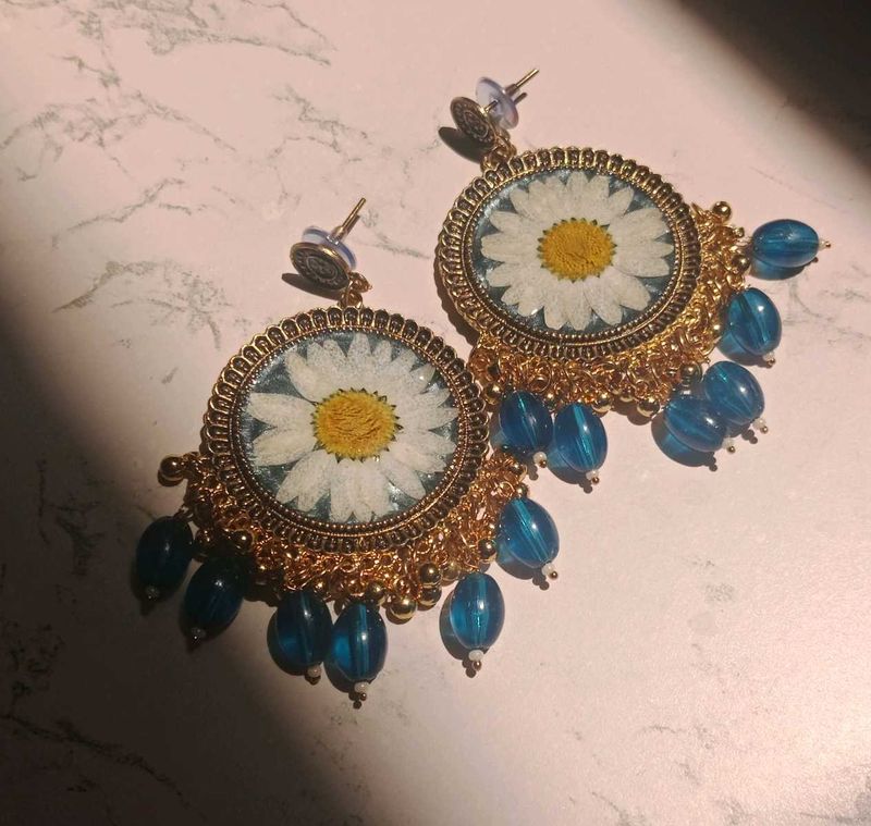 Real Flower Jhumka🎀