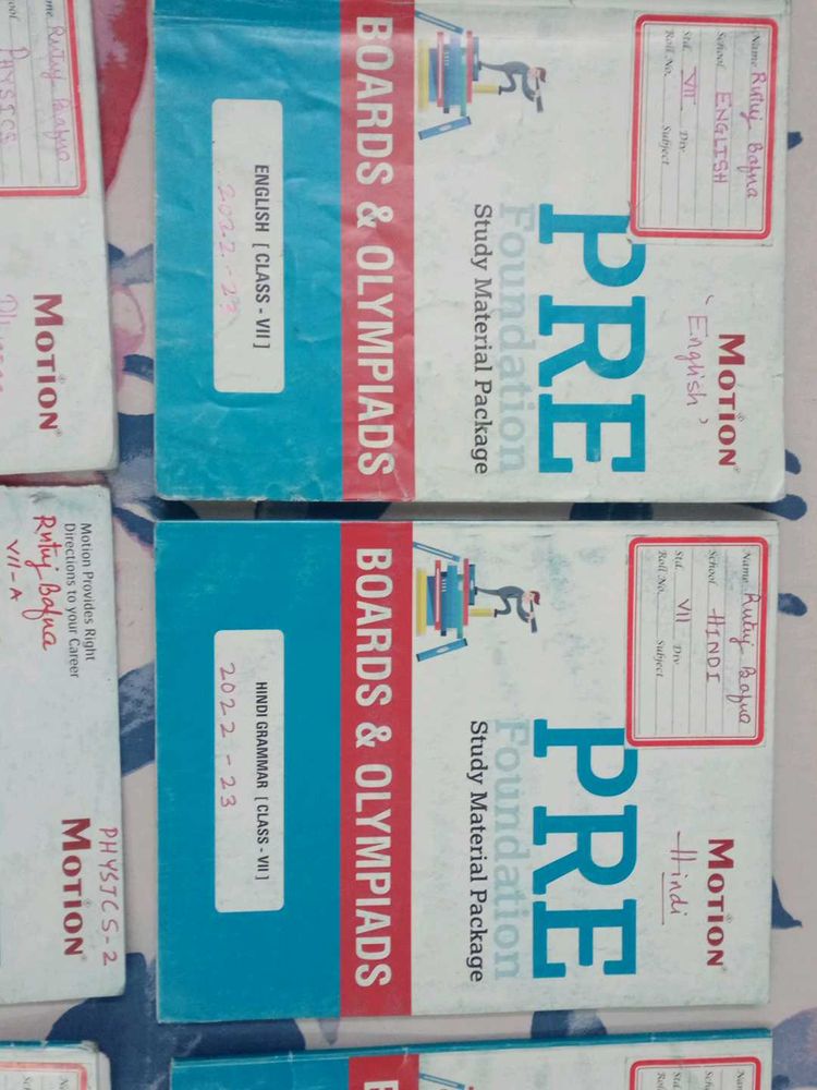 Motion Class 7, Pre Foundation Study Material Pack
