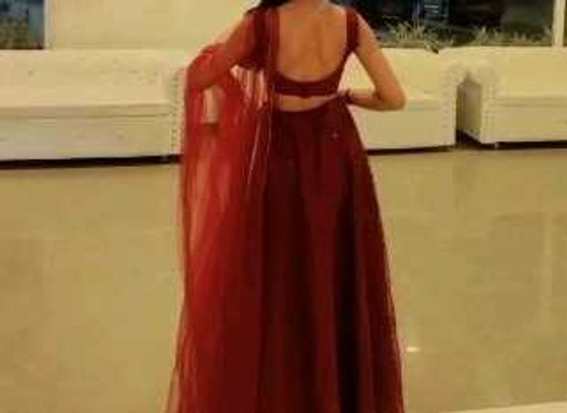 Red Lehenga With Dupatta