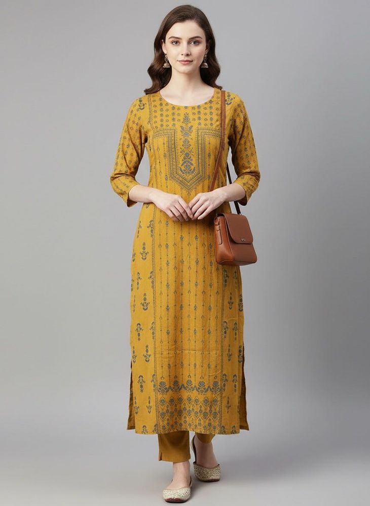 Elegant Yellow Kurta