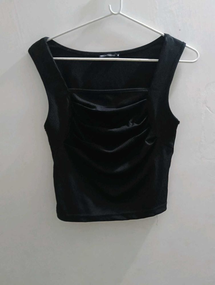 Women&#39;s Ribbed Crop Top