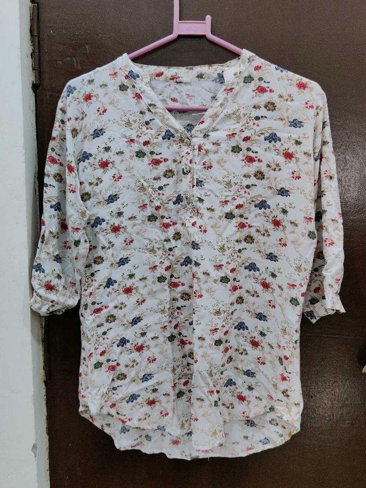 Floral Print Blouse