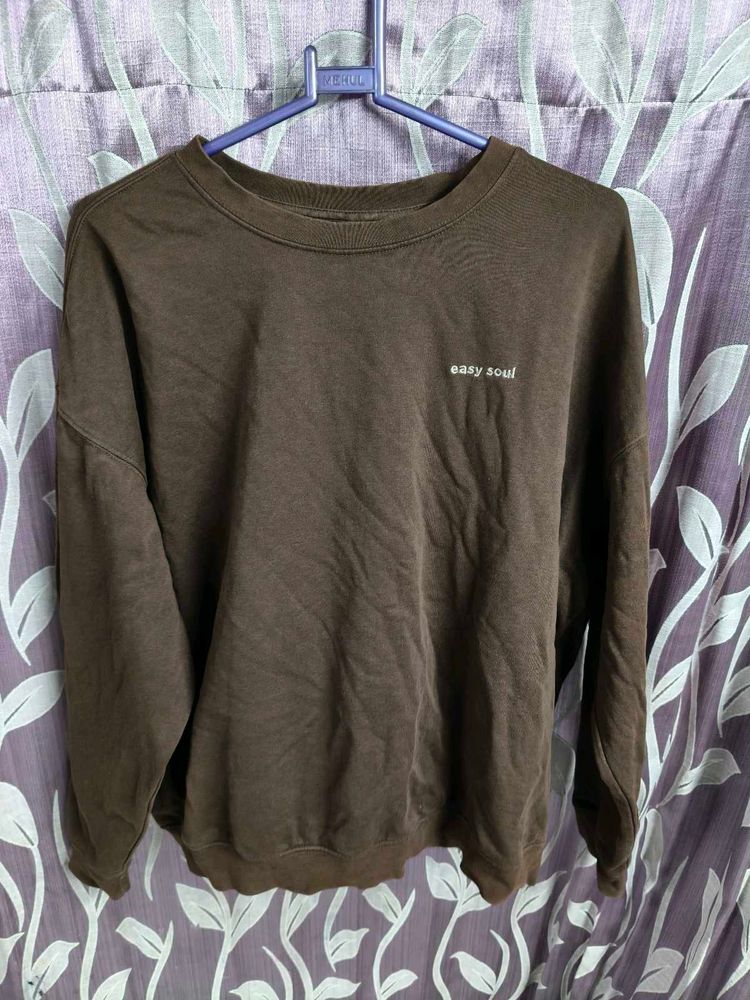 H&amp;M Easy Soul Brown Sweatshirt
