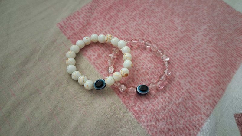 Evil Eye Beaded Bracelet Set