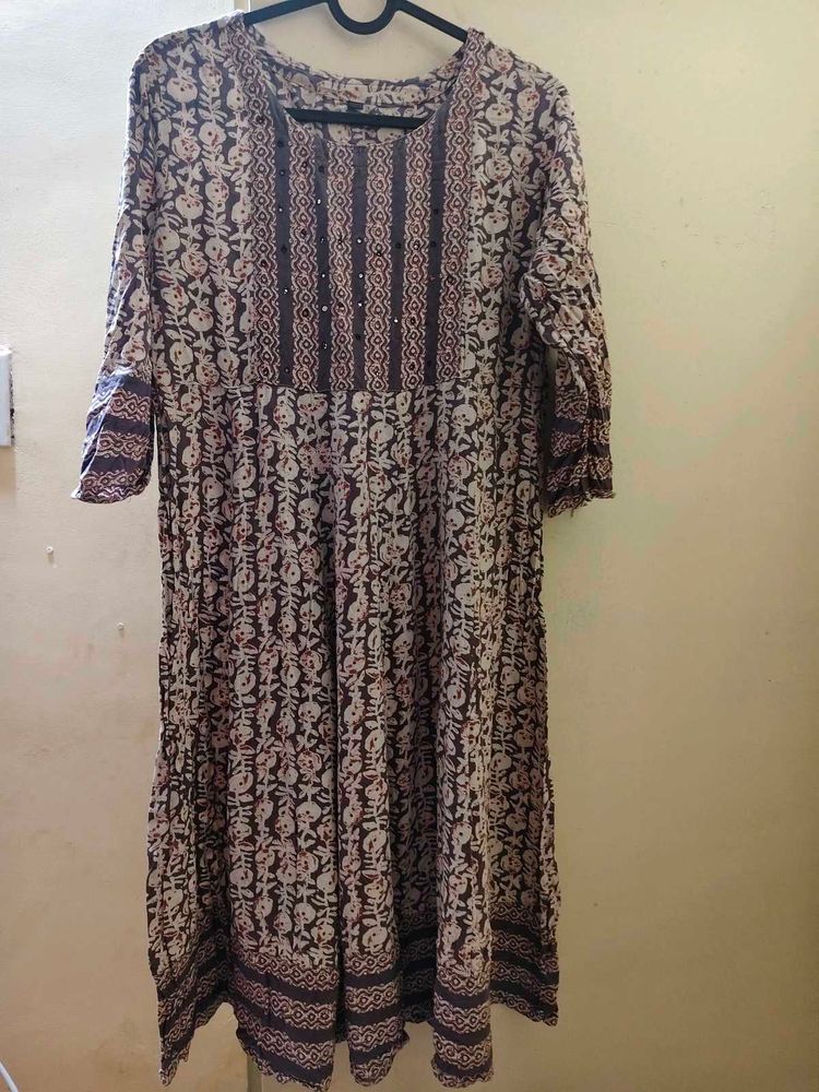 Floral Print Kurta