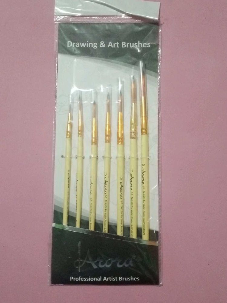 Arora Professional Artist Brush Set - 7 Pieces