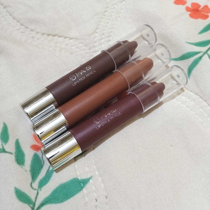 Mars Nude Creamy &amp; Pigmented Lipstick Set Of 3