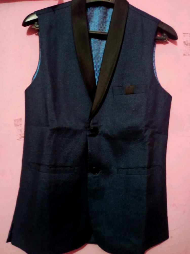 Stylish Navy Blue Waistcoat