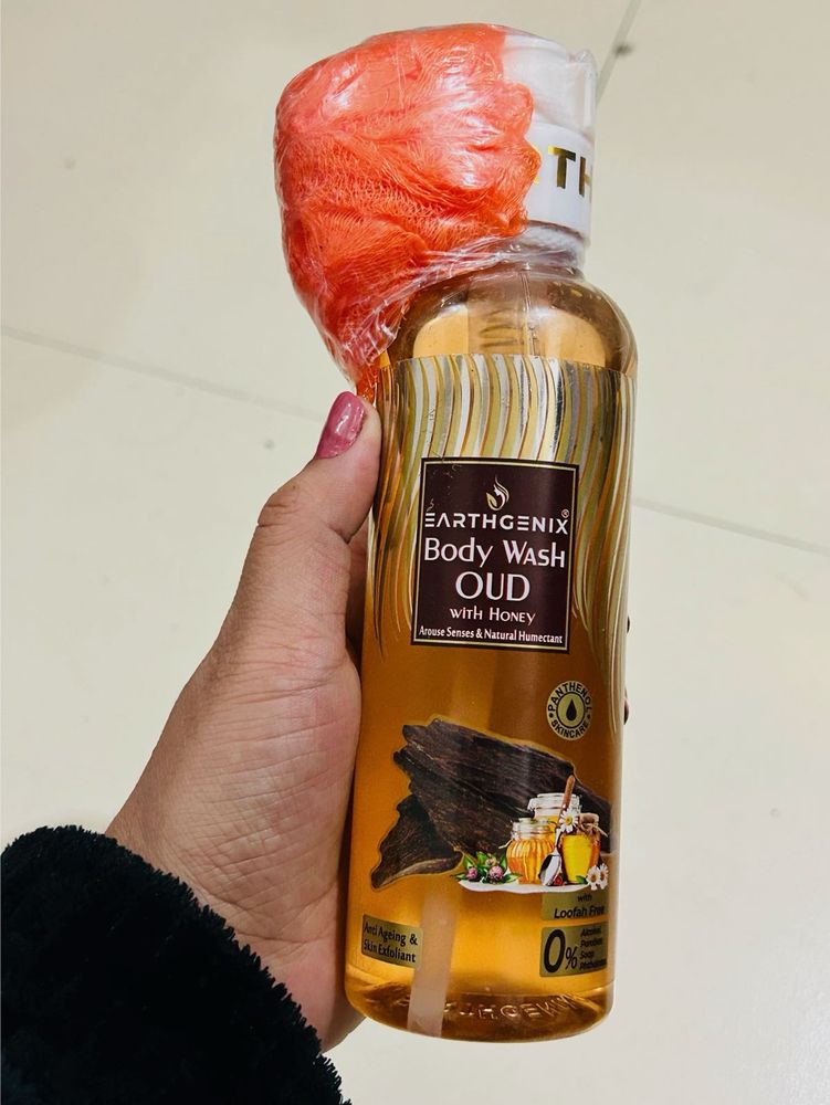 Earthgenix OUD Body Wash with Honey