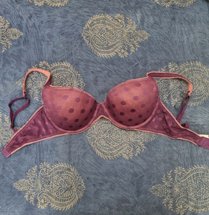 Pink Wired Bra
