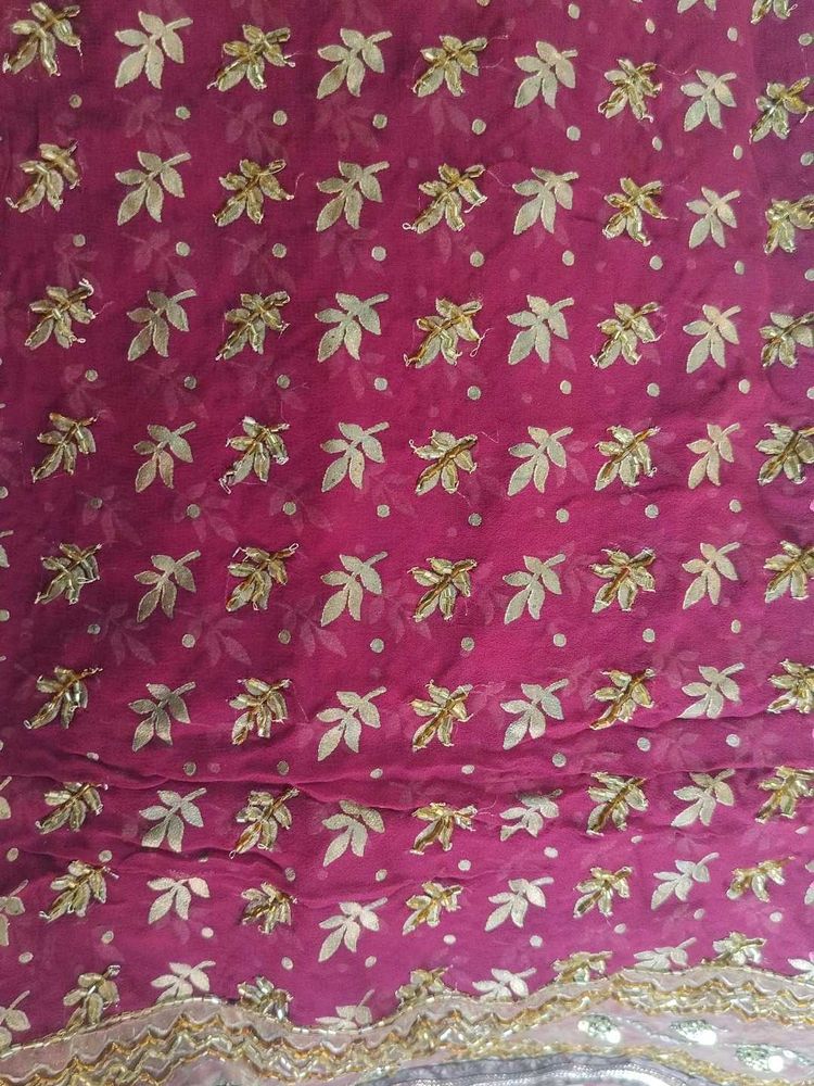 Embroidered saree