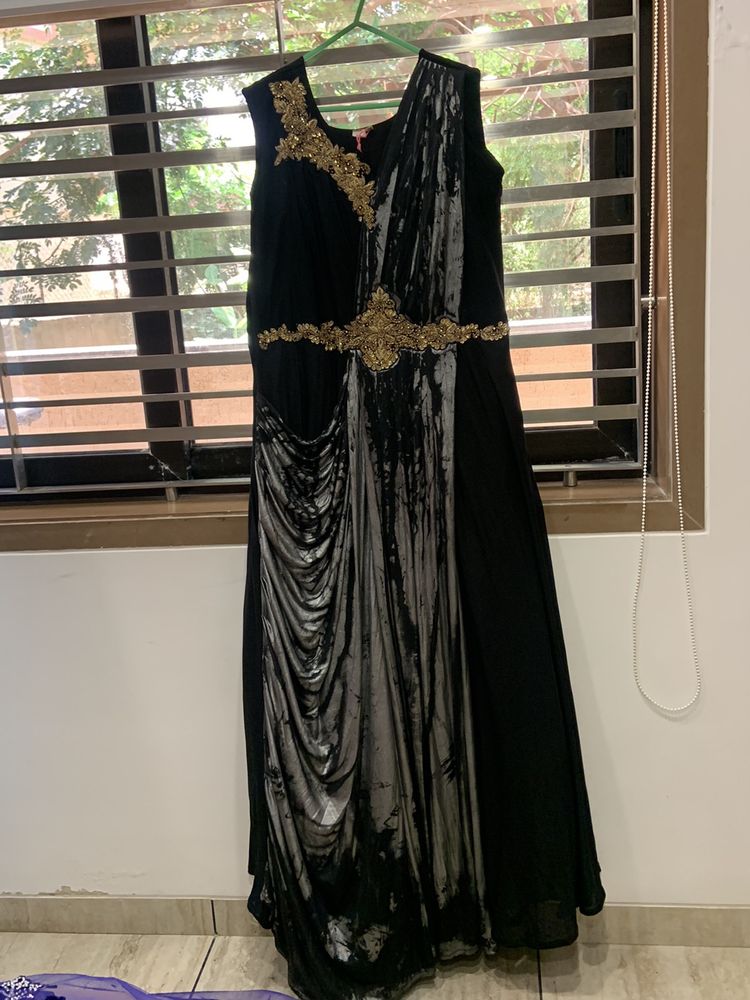 Tie Dye Ethnic Gown