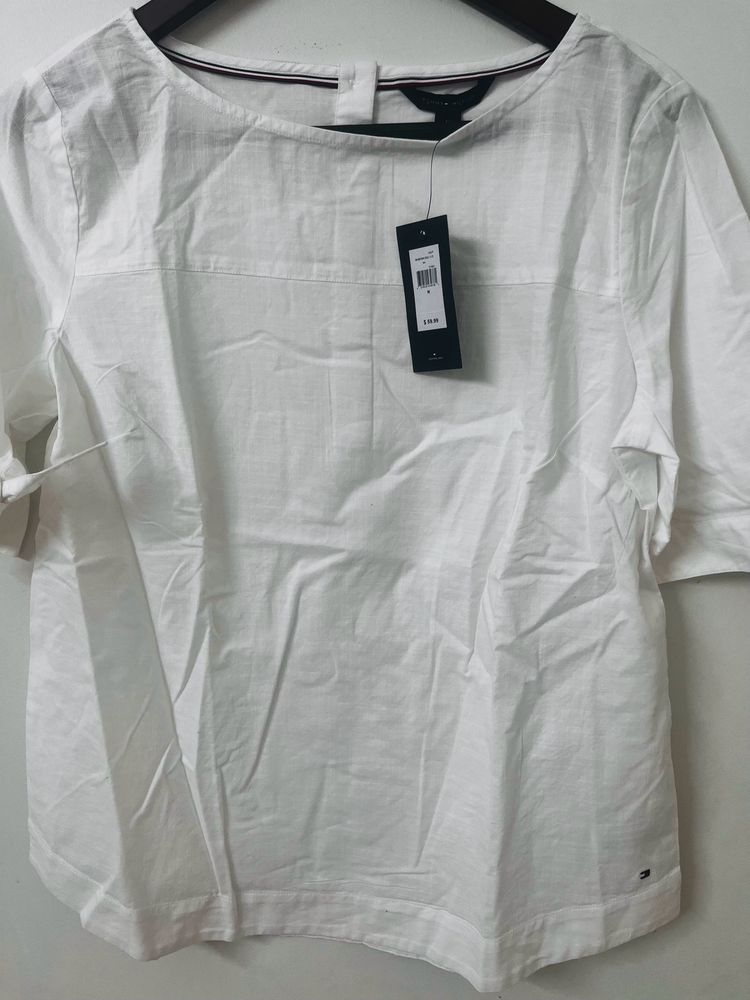 Tommy Hilfiger White Linen Top