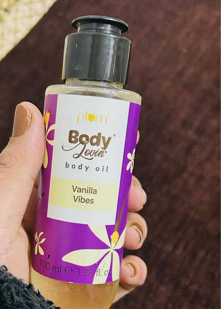 plum  lovin body oil
