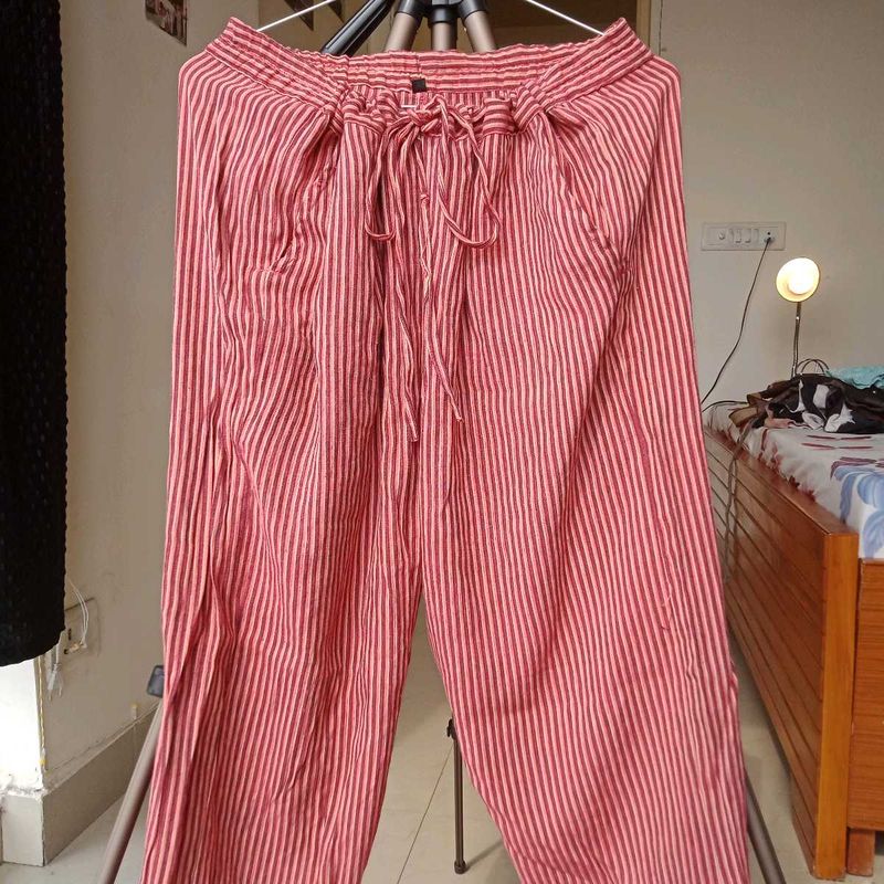 Striped Cotton Pants