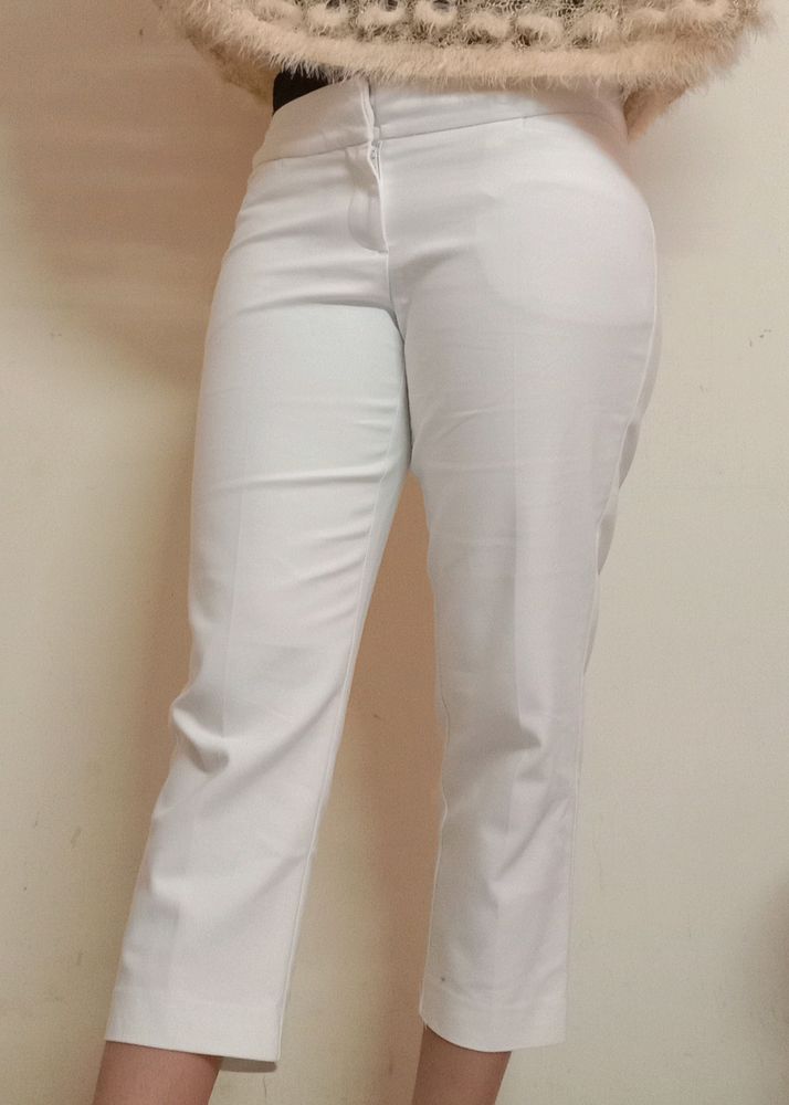White Capri Pants