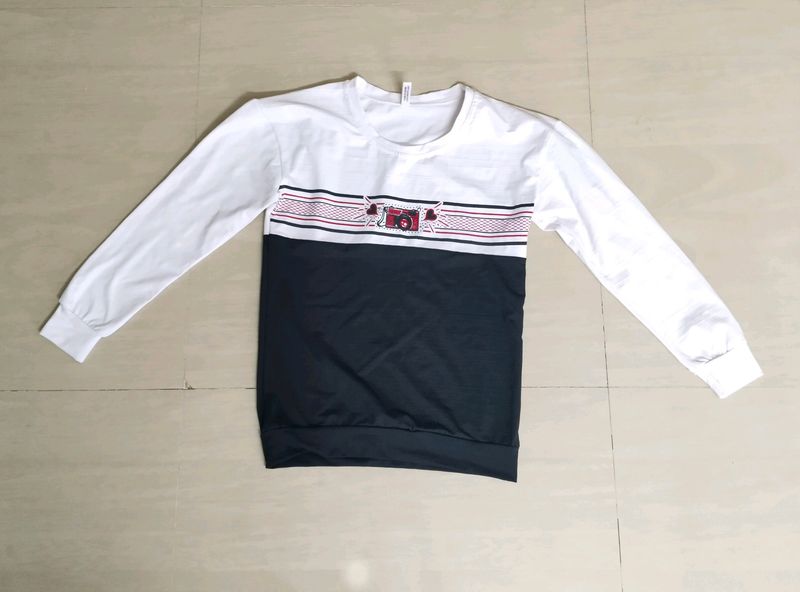 Color Block Long Sleeve Top