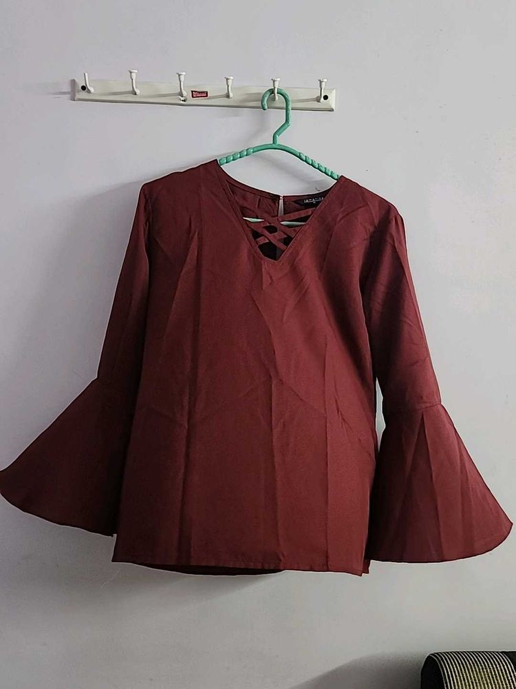 Maroon beautiful top