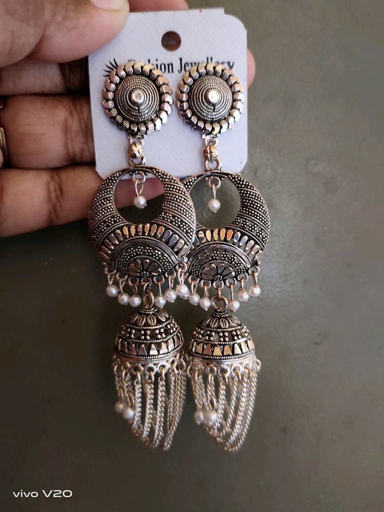 Beautiful Silver Earrings 😍😍