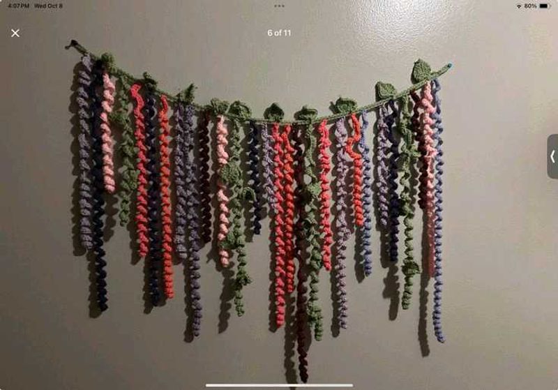 Handmade Crochet Wall Hanging
