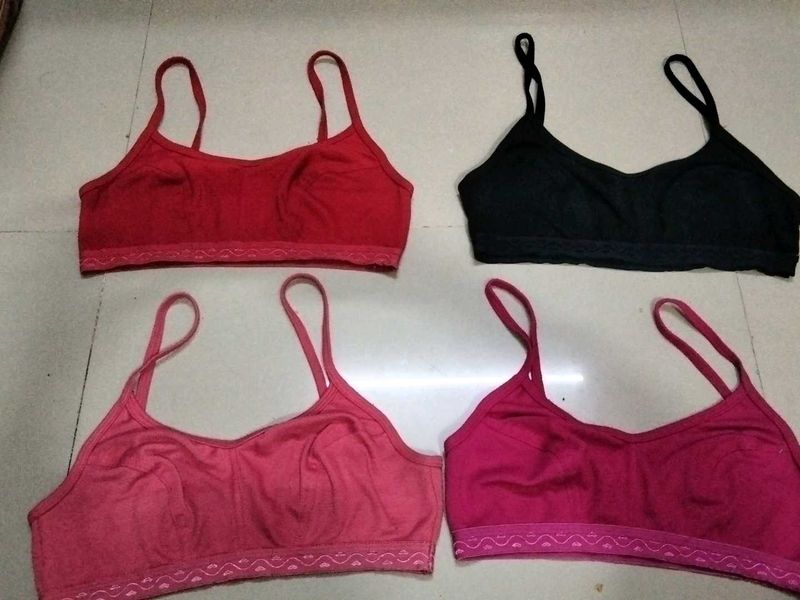 Colorful Bra Set Of 4